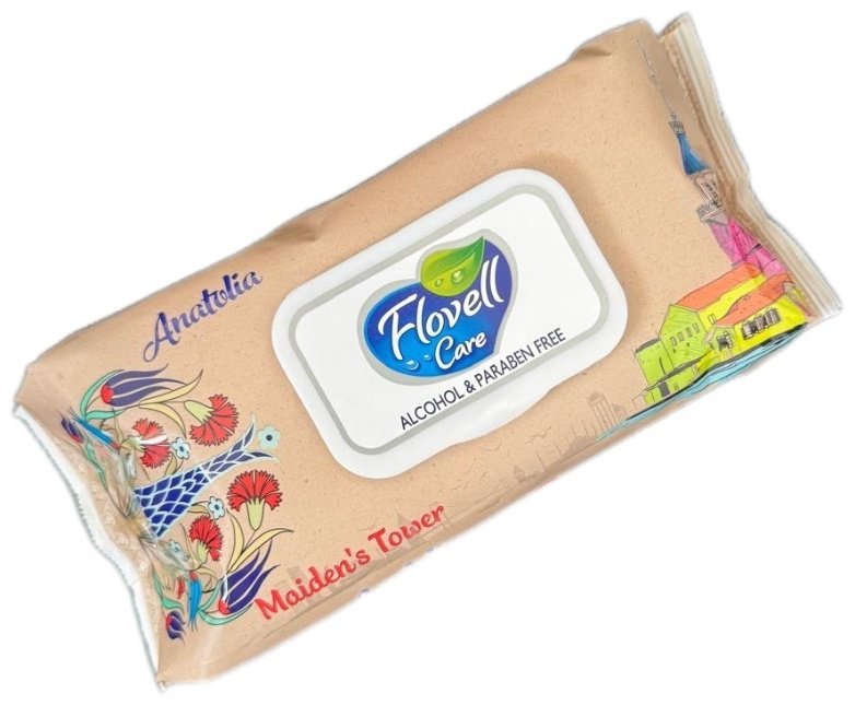 Влажные салфетки Flovell Care Anatolia 120 шт