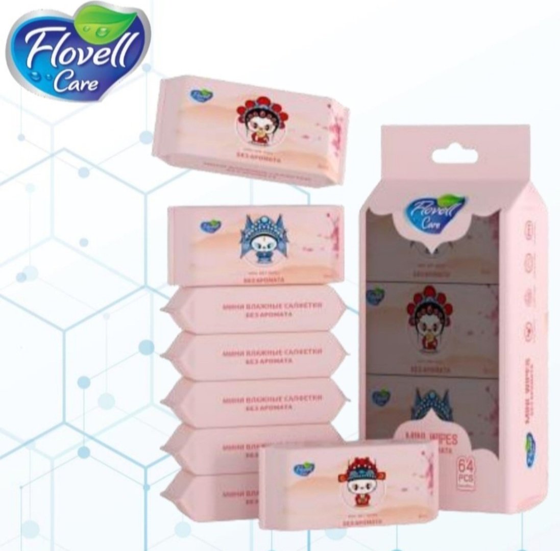 Влажные салфетки Flovell Care 852218811 8 шт
