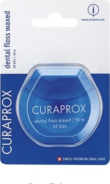 Зубная нить CURAPROX DF 834 ленточная 50 м купить,0