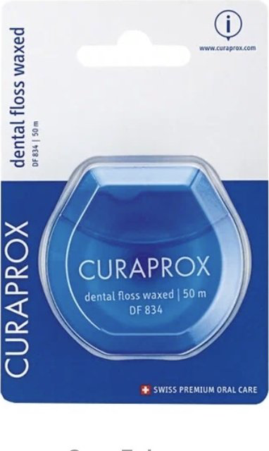 Зубная нить CURAPROX DF 834 ленточная 50 м купить,NaN