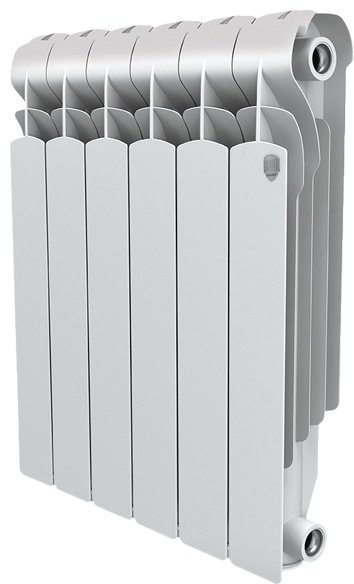Радиатор Royal Thermo секционный Indigo 500-6 угл.3/4 алюминиевый, кол-во секций: 6