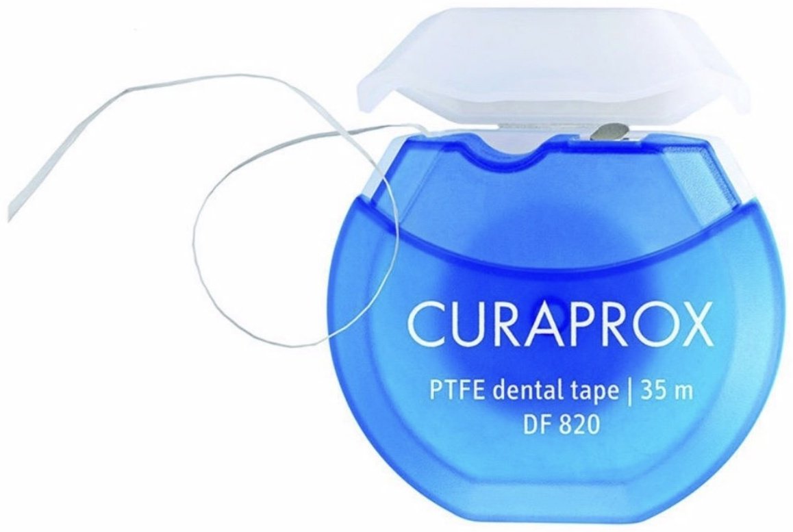 Зубная нить CURAPROX PTFE ленточная 35 м
