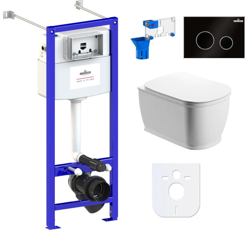 Унитаз Lavinia Boho 87050128 с инсталляцией белый