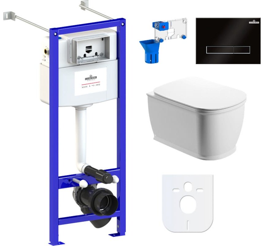 Унитаз Lavinia Boho 87050130 с инсталляцией белый