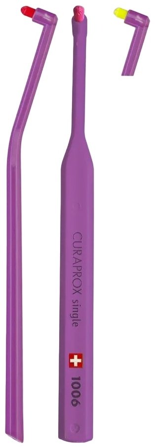 CURAPROX 1006 Single монопучковая зубная щетка мягкая жесткость 1 шт