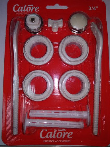 Радиатор Royal Thermo секционный Revolution 500 присоединительный набор 3/4 алюминиевый, кол-во секций: 10