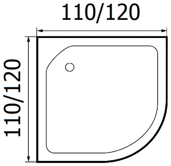 Душевой поддон KABINKA.KZ 120/120/15 C 120x120 низкий