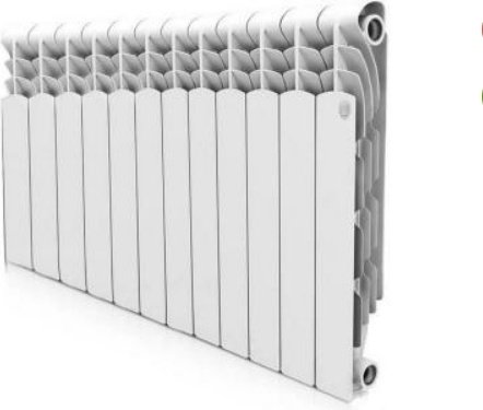 Радиатор Royal Thermo секционный Revolution Bimetall 500 &#43; присоединительный набор биметаллический, кол-во секций: 12