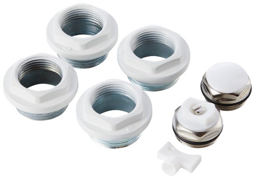 Радиатор Royal Thermo секционный Revolution Bimetall 500 &#43; присоединительный набор биметаллический, кол-во секций: 12