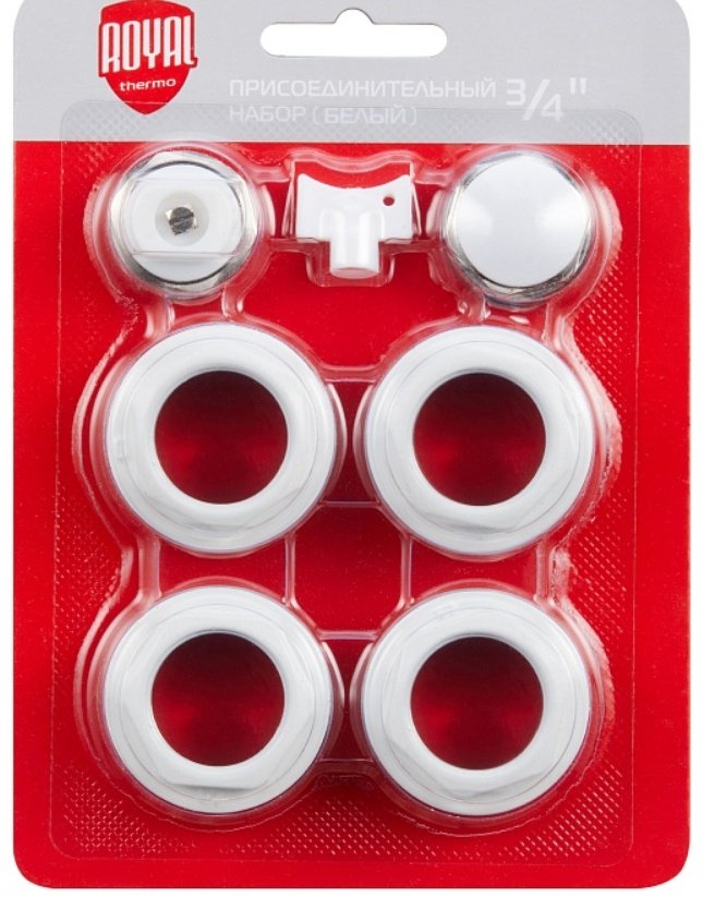 Радиатор Royal Thermo секционный Revolution Bimetall 500 &#43; присоединительный набор биметаллический, кол-во секций: 12