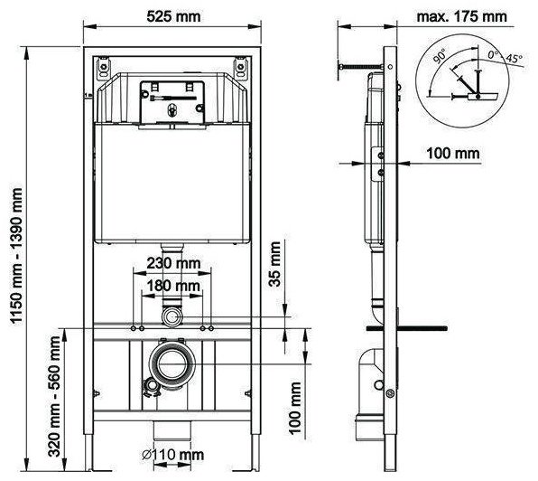 Унитаз WeltWasser Rotbach 004 GL-WT белый купить,250000