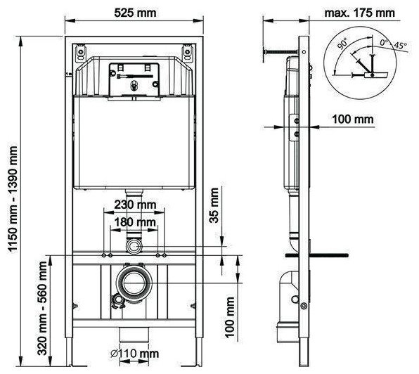Унитаз WeltWasser Rotbach 004 GL-WT белый купить,250000