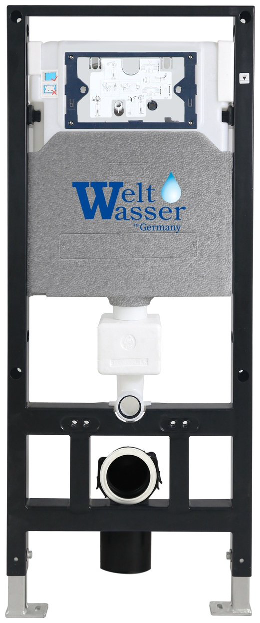 WeltWasser унитаз с инсталляцией MERZBACH 043 GL-WT, санфаянс купить,320900