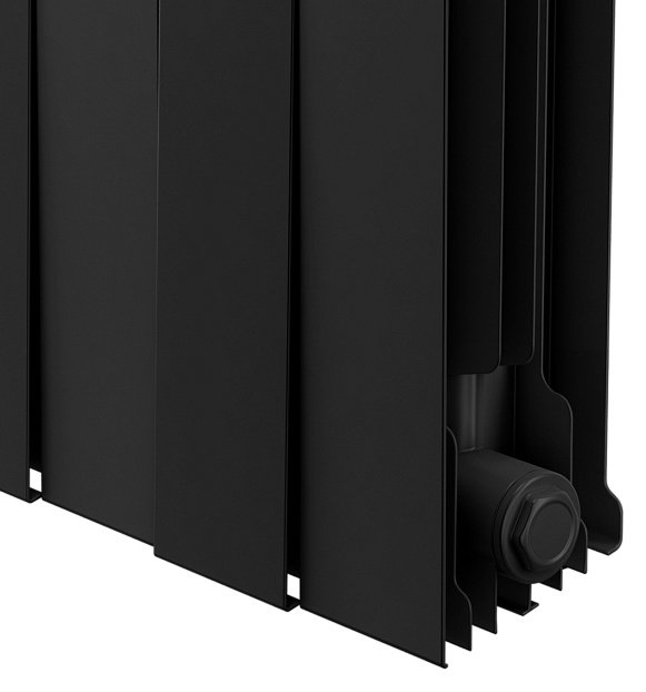 Радиатор Royal Thermo секционный PianoForte 300/Noir Sable биметаллический, кол-во секций: 8 купить,92398