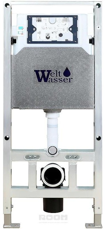 WeltWasser унитаз с инсталляцией SALZBACH 041 MT-GR, санфаянс купить,NaN
