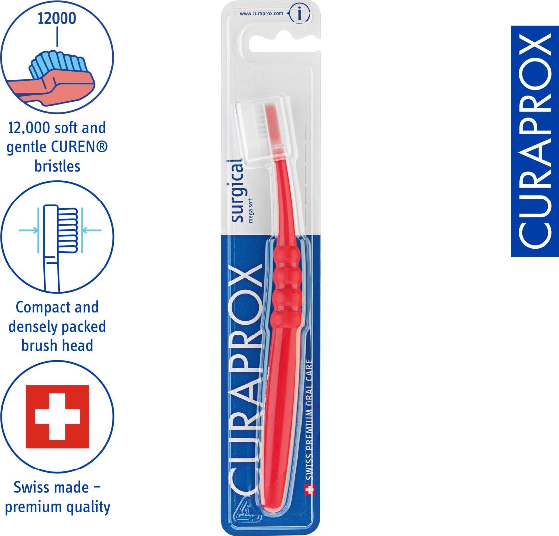 CURAPROX CS Surgical зубная щетка послеоперационная зубная щетка экстра-мягкая 1 шт купить,0
