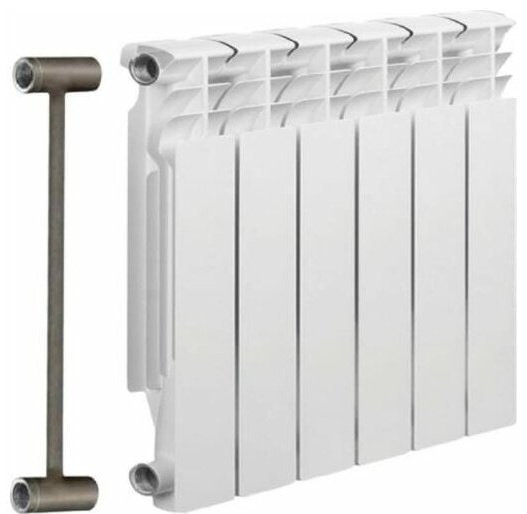 Радиатор Секционный SOLUR PRESTIGE B-500 биметаллический, кол-во секций: 4