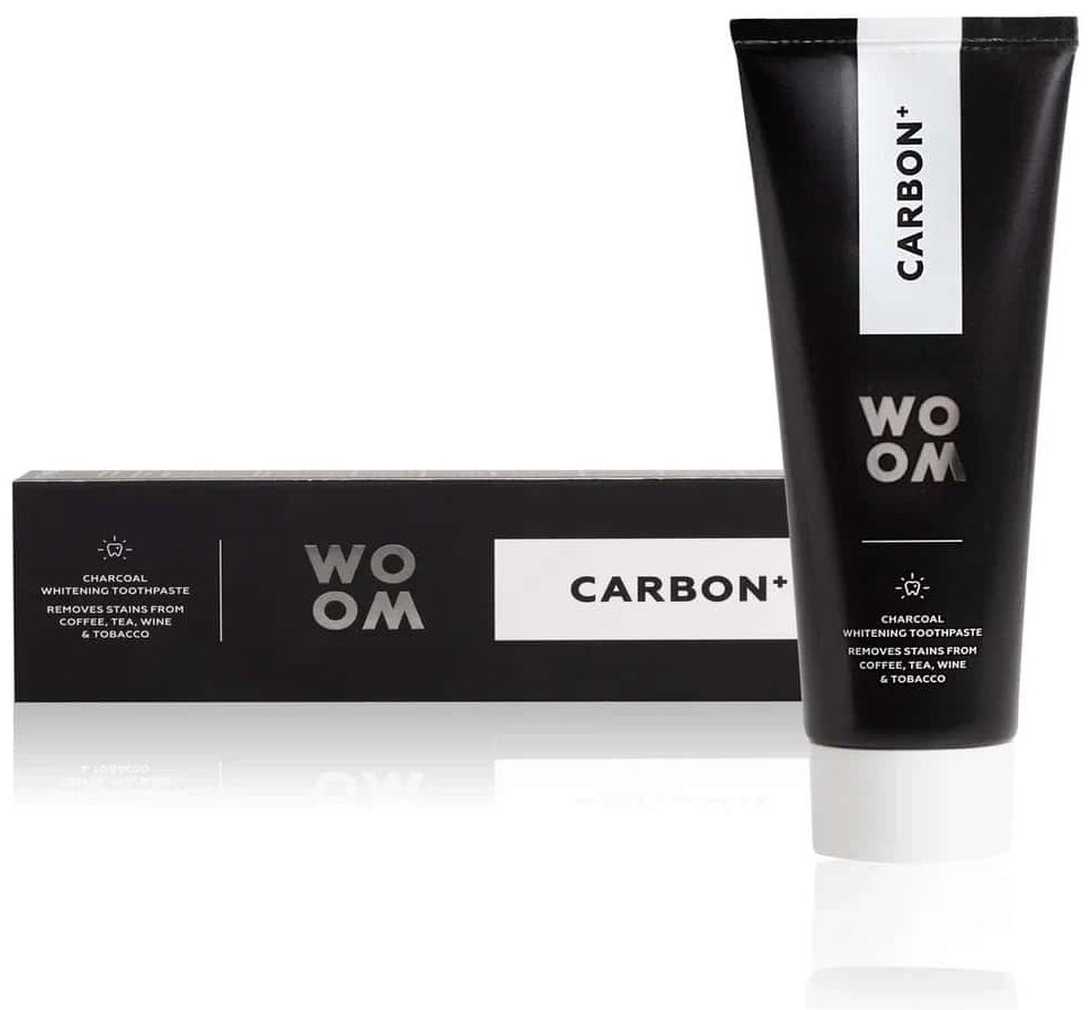 WOOM зубная паста WOOM CARBON&#43; отбеливающая зубная паста 75 мл