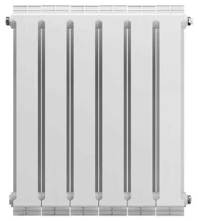 Радиатор Royal Thermo секционный PianoForte 500 Bianco Traffico биметаллический, кол-во секций: 6