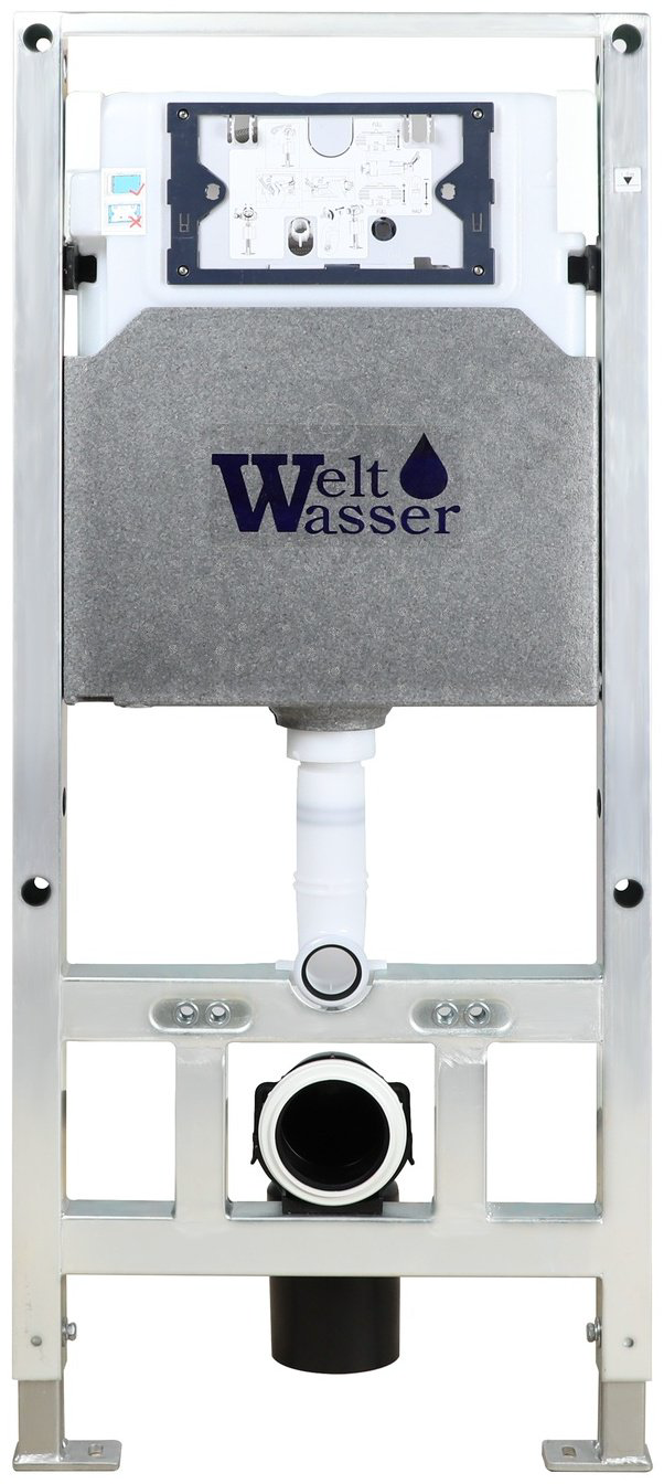 Унитаз WeltWasser Merzbach 043 MT-BL 506ST с инсталляцией черный купить,381200