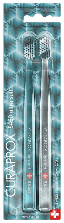 CURAPROX CS 5460 Winter SwissCare зубная щетка, набор по уходу за полостью рта мягкая 2 шт