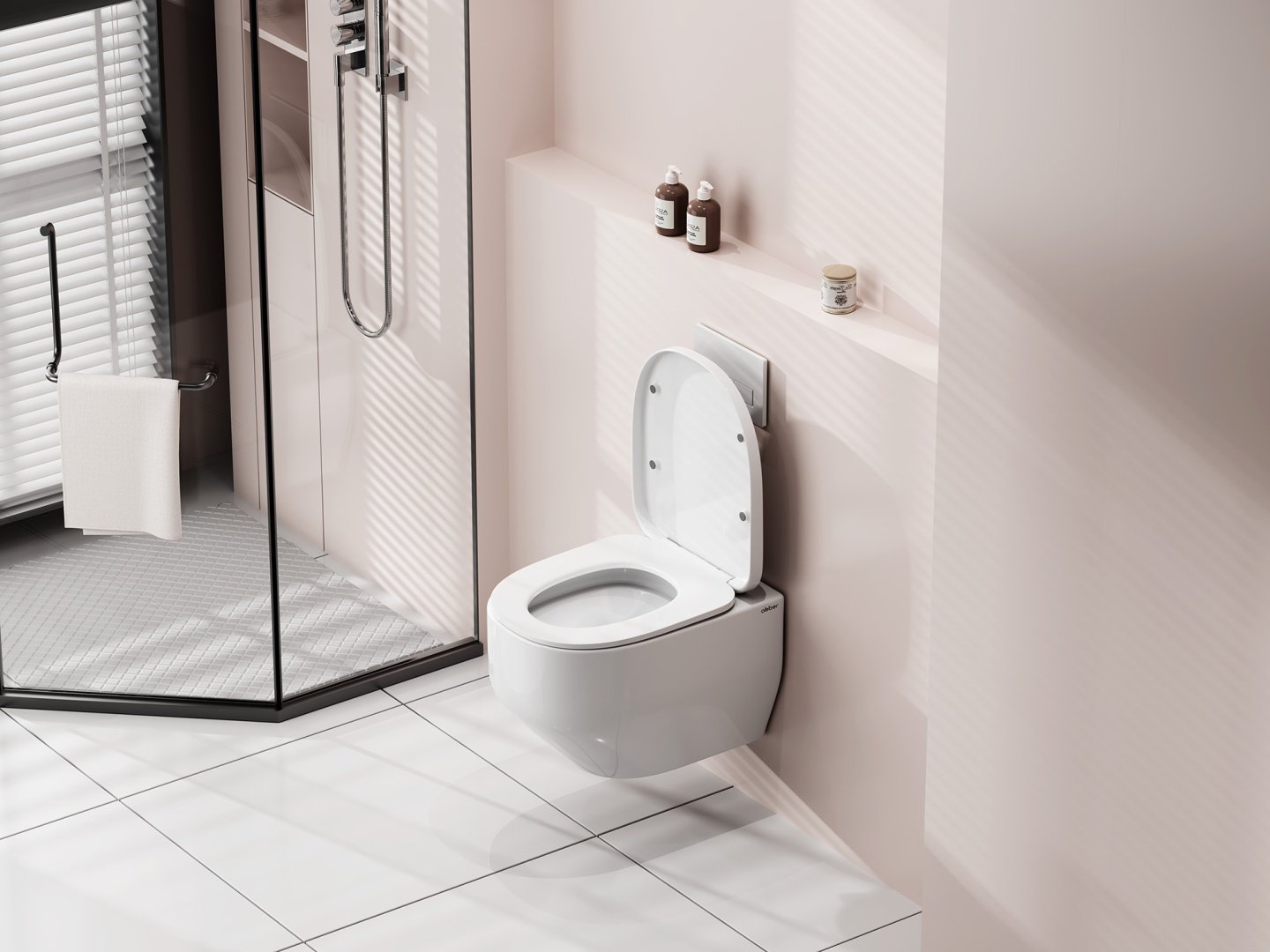 Унитаз Abber AC1218 белый