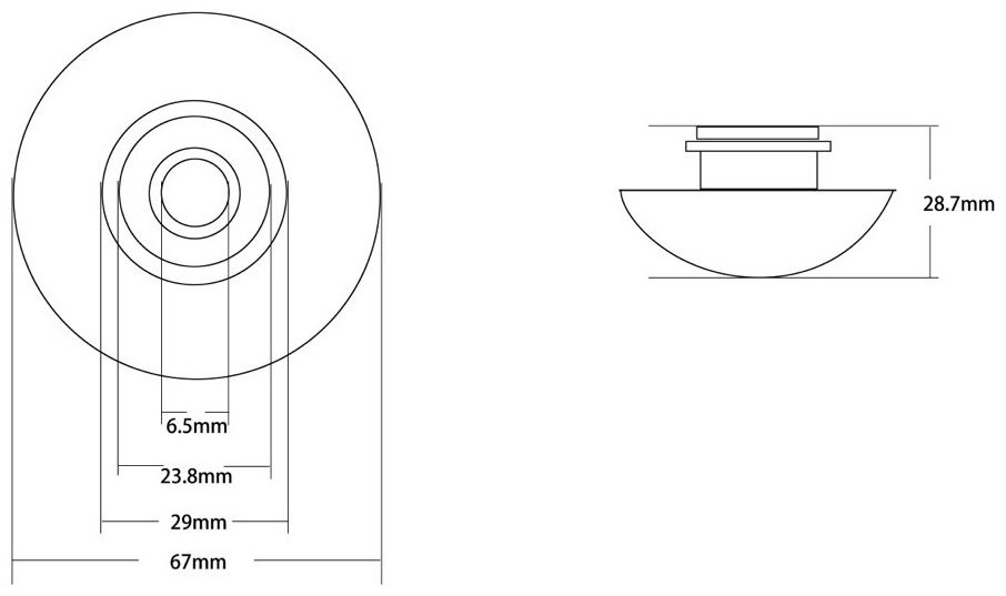 Заглушка для раковины Abber AC0014MBG 1 1/2 темно зеленая, керамика