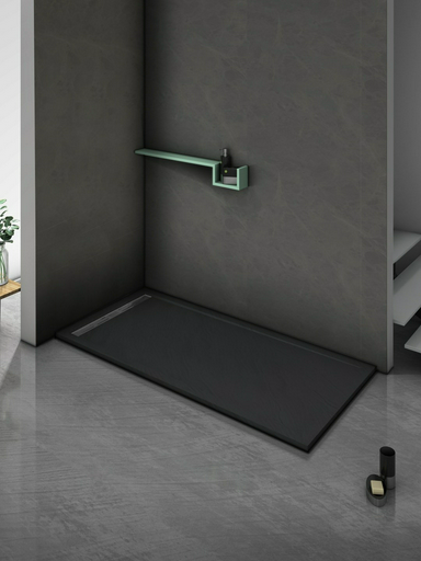Душевой поддон KABINKA.KZ TRS 14080 STONE-BL 140x80 низкий