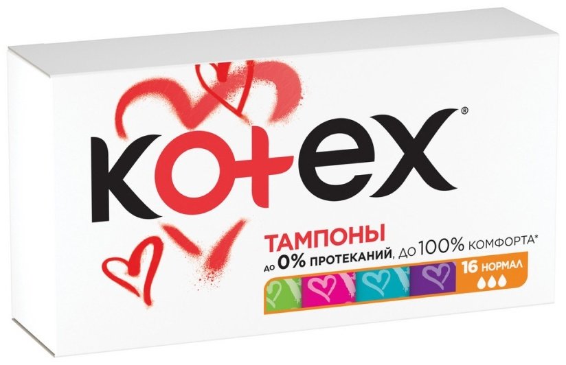 Kotex тампоны Нормал 16 шт купить,NaN