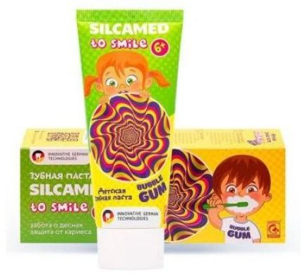 SILCAmed зубная паста To Smile Bubble Gum 65 г купить,NaN
