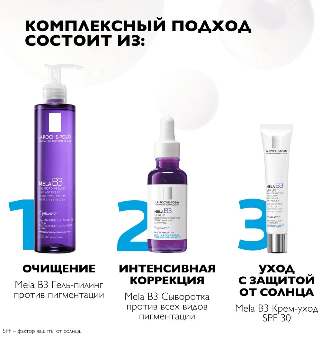LA ROCHE-POSAY MELA B3 Крем-уход против пигментации SPF 30, 40 мл купить,NaN