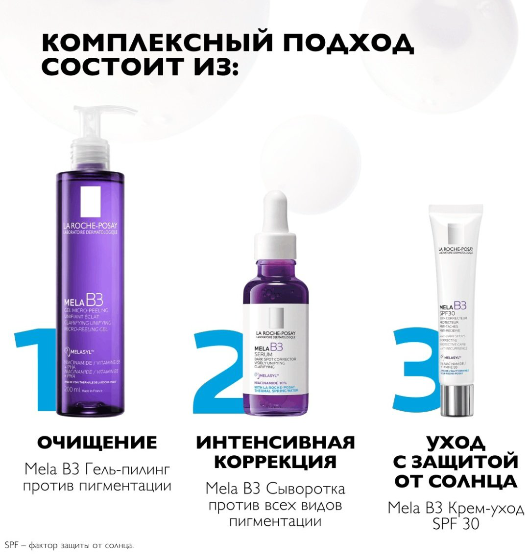 LA ROCHE-POSAY MELA B3 Крем-уход против пигментации SPF 30, 40 мл купить,NaN