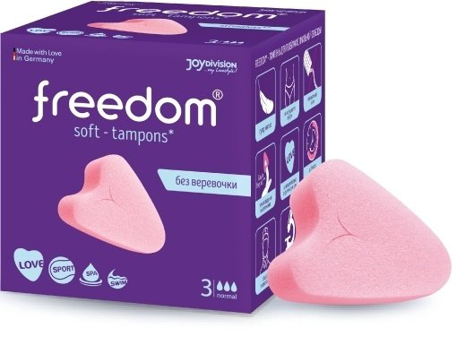 Freedom тампоны Soft normal 3 шт купить,NaN