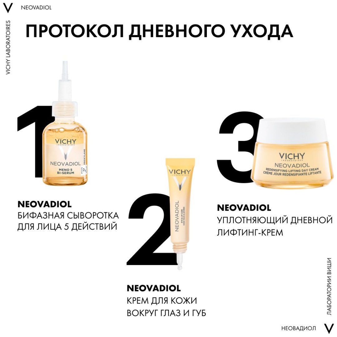 VICHY NEOVADIOL Бифазная менопаузальная сыворотка 5 действий, 30 мл купить,NaN