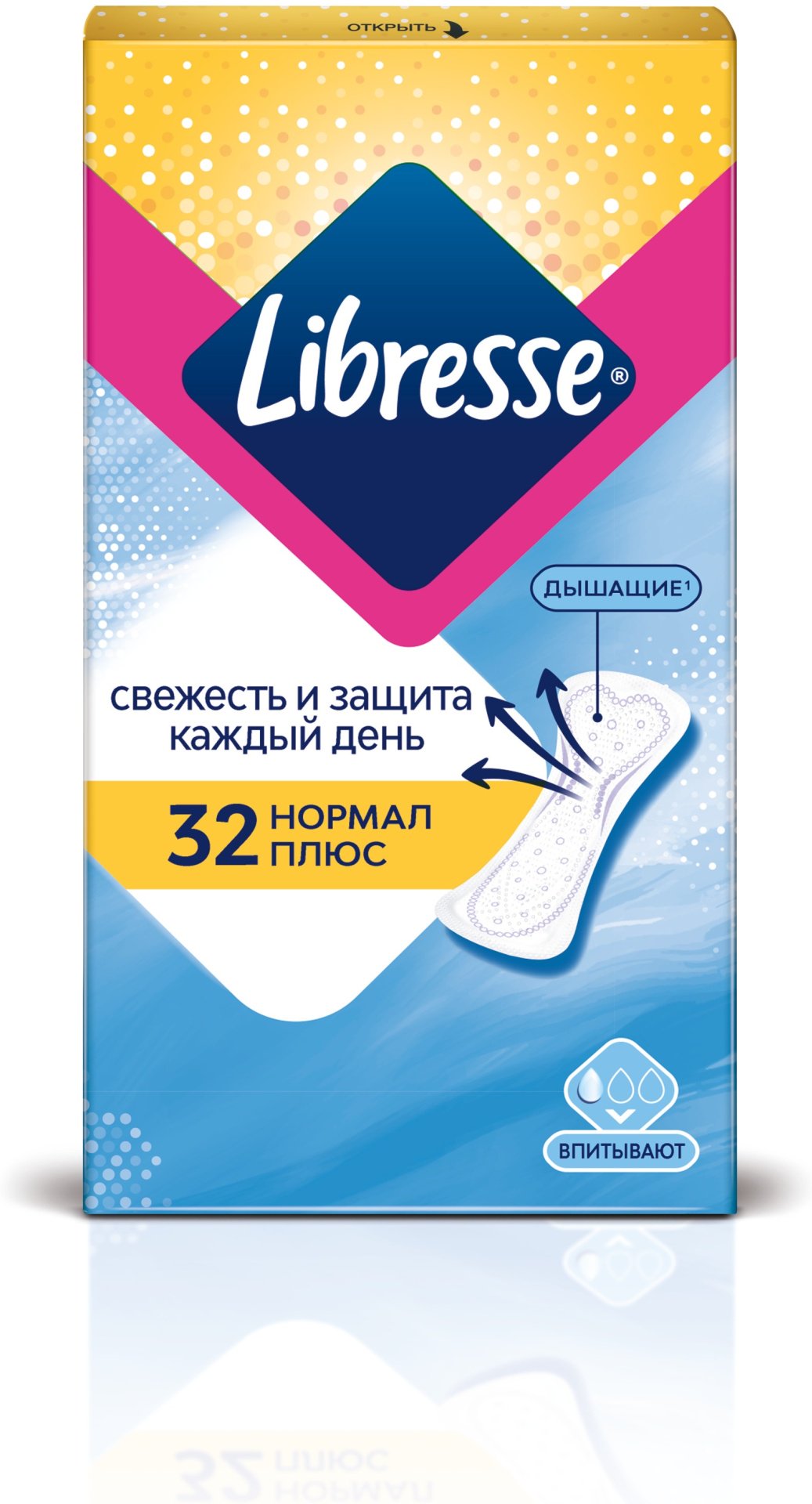 Libresse прокладки ежедневные Dailyfresh Plus 32 шт