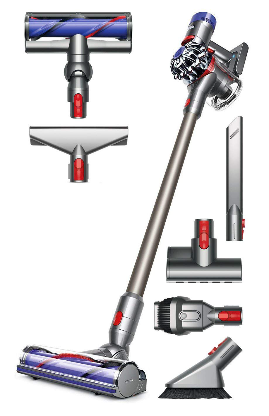 Пылесос Dyson V8 Animal Plus серо-синий купить,NaN