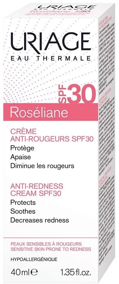 URIAGE крем Roseliane Anti-Rougeurs SPF30 для лица 40 мл купить,NaN