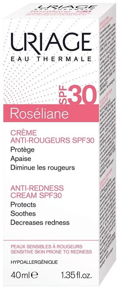 URIAGE крем Roseliane Anti-Rougeurs SPF30 для лица 40 мл купить,NaN