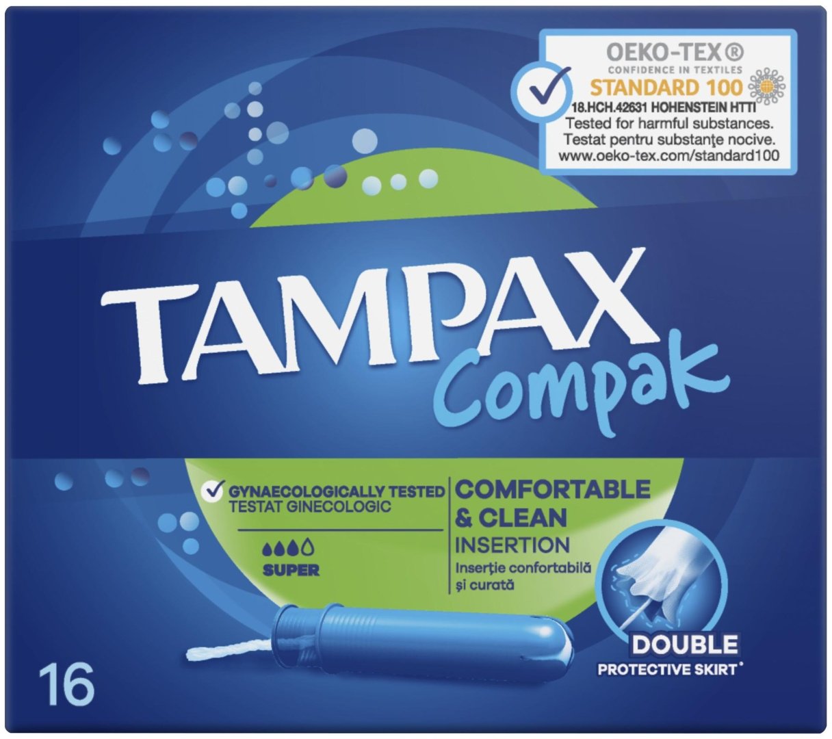 TAMPAX тампоны Compak Super 16 шт купить,NaN