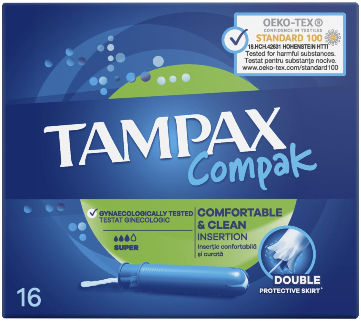 TAMPAX тампоны Compak Super 16 шт купить,NaN