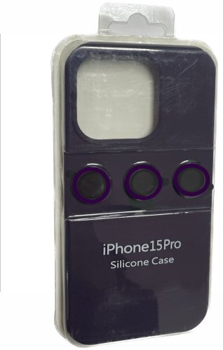 Чехол Для Apple iPhone 15 Pro фиолетовый - ForteMarket Чехол Для Apple iPhone 15 Pro фиолетовый купить,1254