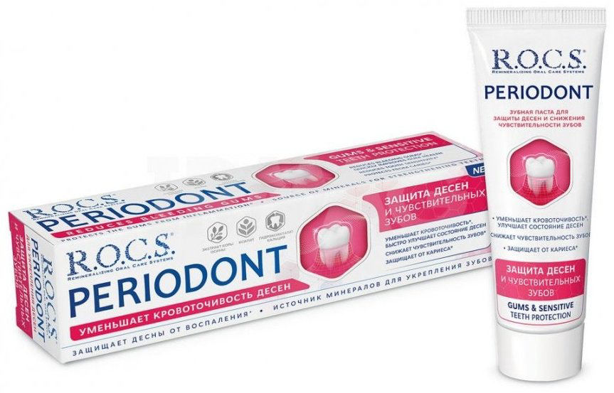 R.O.C.S. зубная паста Periodont 94 г купить,NaN