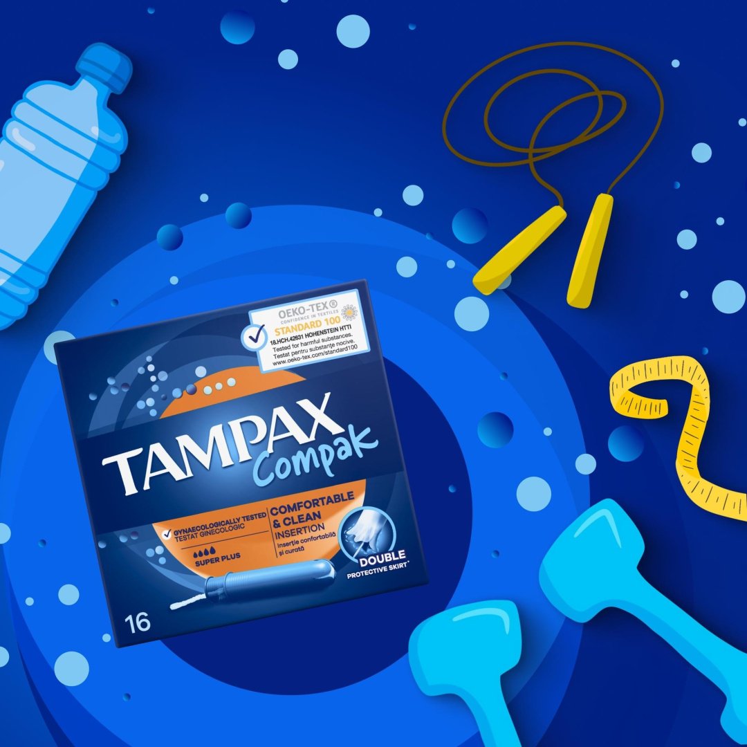 TAMPAX тампоны Compak Super Plus 16 шт купить,NaN