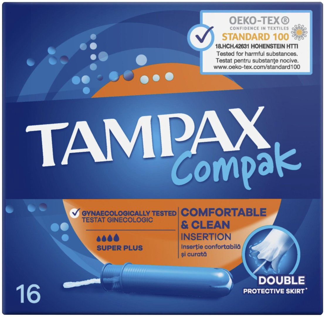 TAMPAX тампоны Compak Super Plus 16 шт купить,NaN