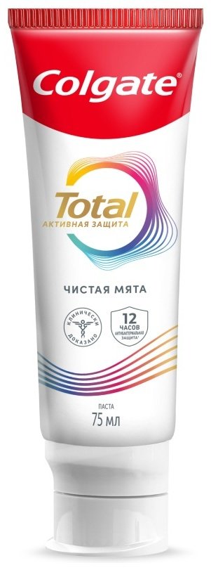 Colgate зубная паста Total 12 Чистая мята 75 мл
