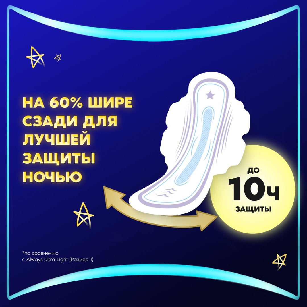 Always прокладки Ultra Night Extra 6 шт