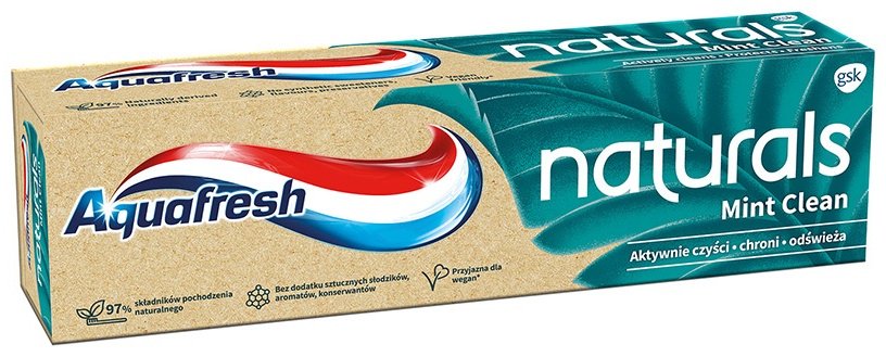 Aquafresh зубная паста Naturals Mint Clean 75 мл