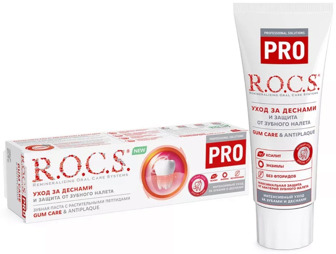 R.O.C.S. зубная паста Gum Care Antiplaque 74 г