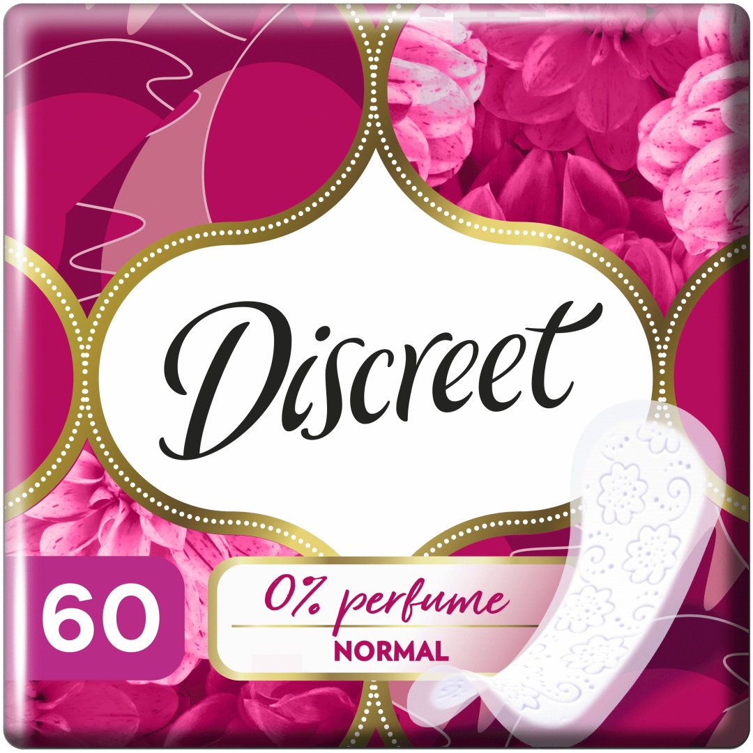 Прокладки ежедневные Discreet 0 perfume normal 60шт купить,NaN