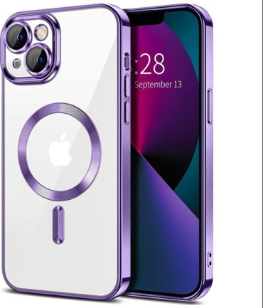 Чехол Для Apple iPhone 15 фиолетовый купить,520